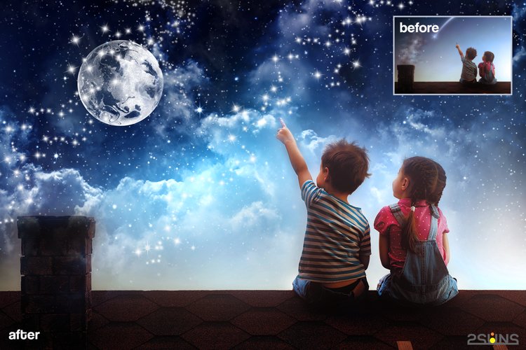 100 night sky overlays 5