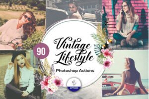 100 vintage photoshop actions
