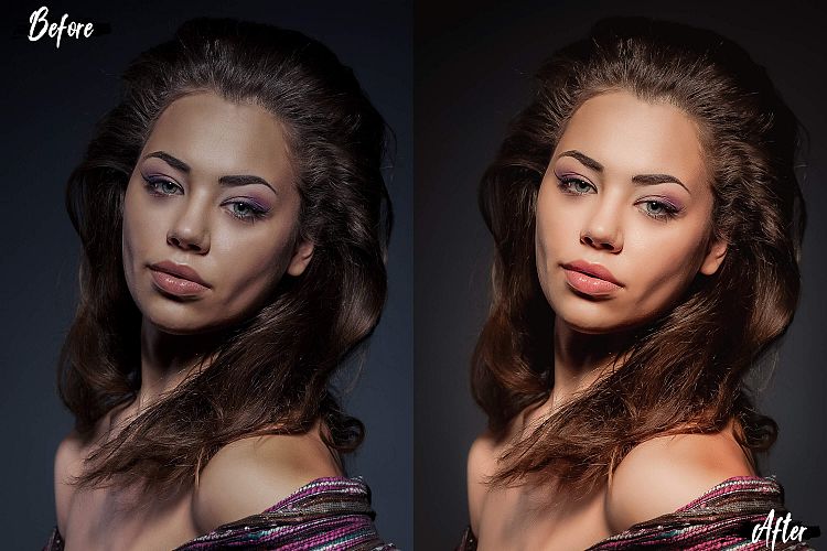 18 perfect skin photoshop actions acr and lut presets