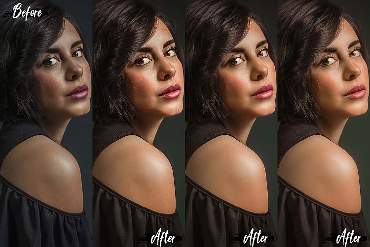 18 perfect skin photoshop actions acr and lut presets2