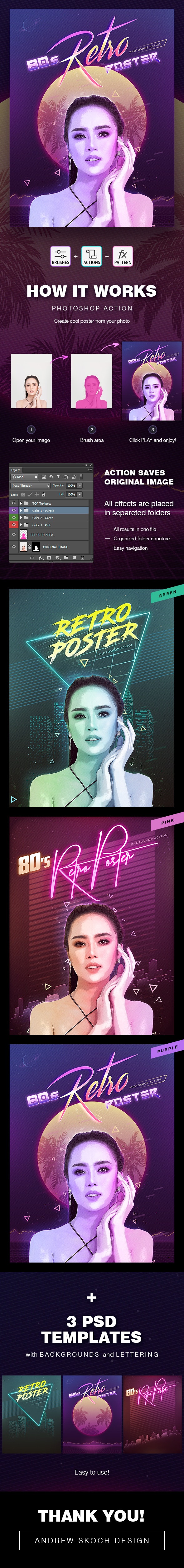 24431722 80s retro poster action