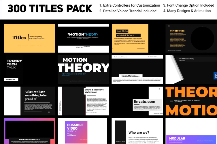 300 title pack premiere pro