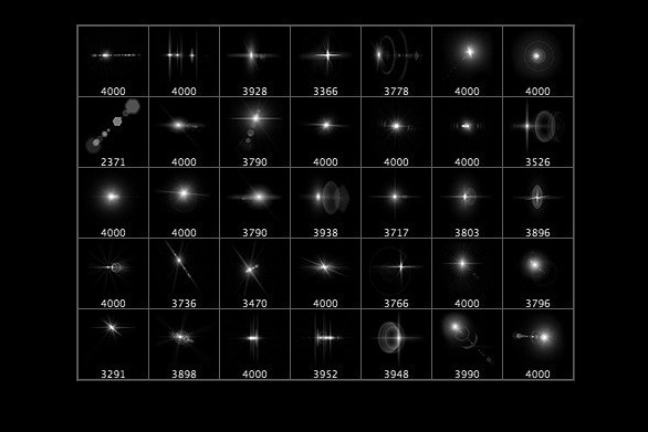 35 optical flare brushes 590x590 1