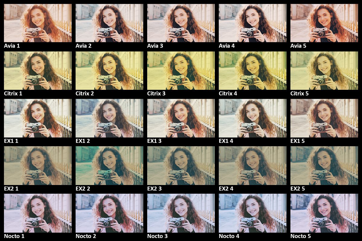 50 lomography lightroom presets luts 1