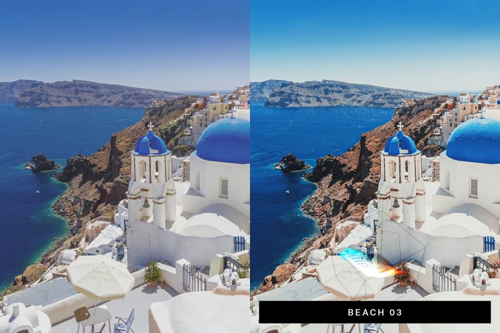 50 santorini lightroom presets luts 1