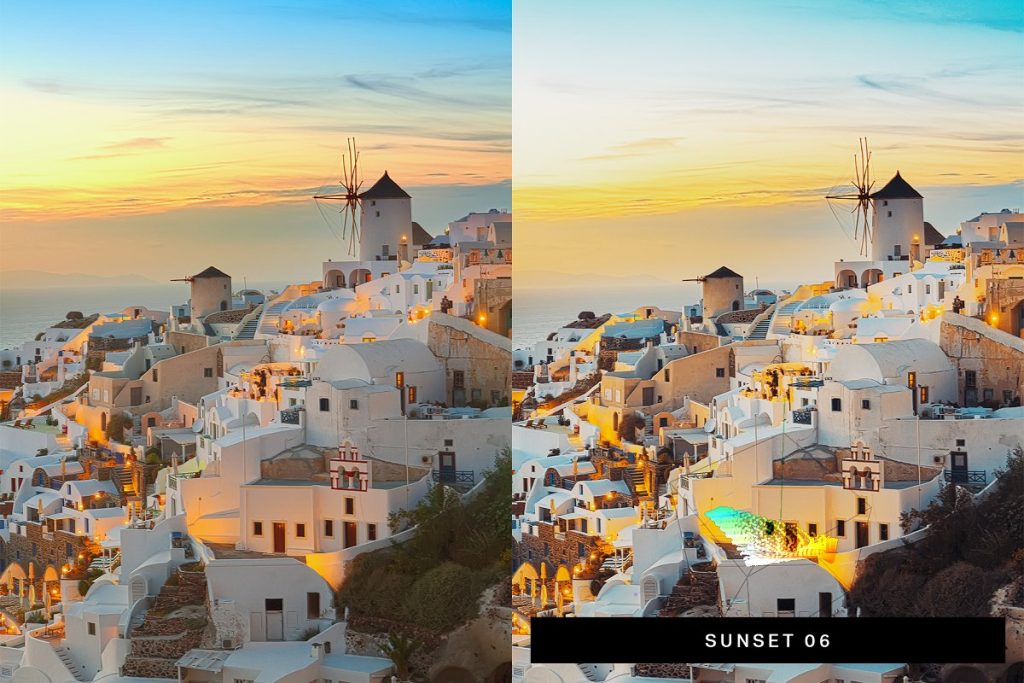 50 santorini lightroom presets luts 4