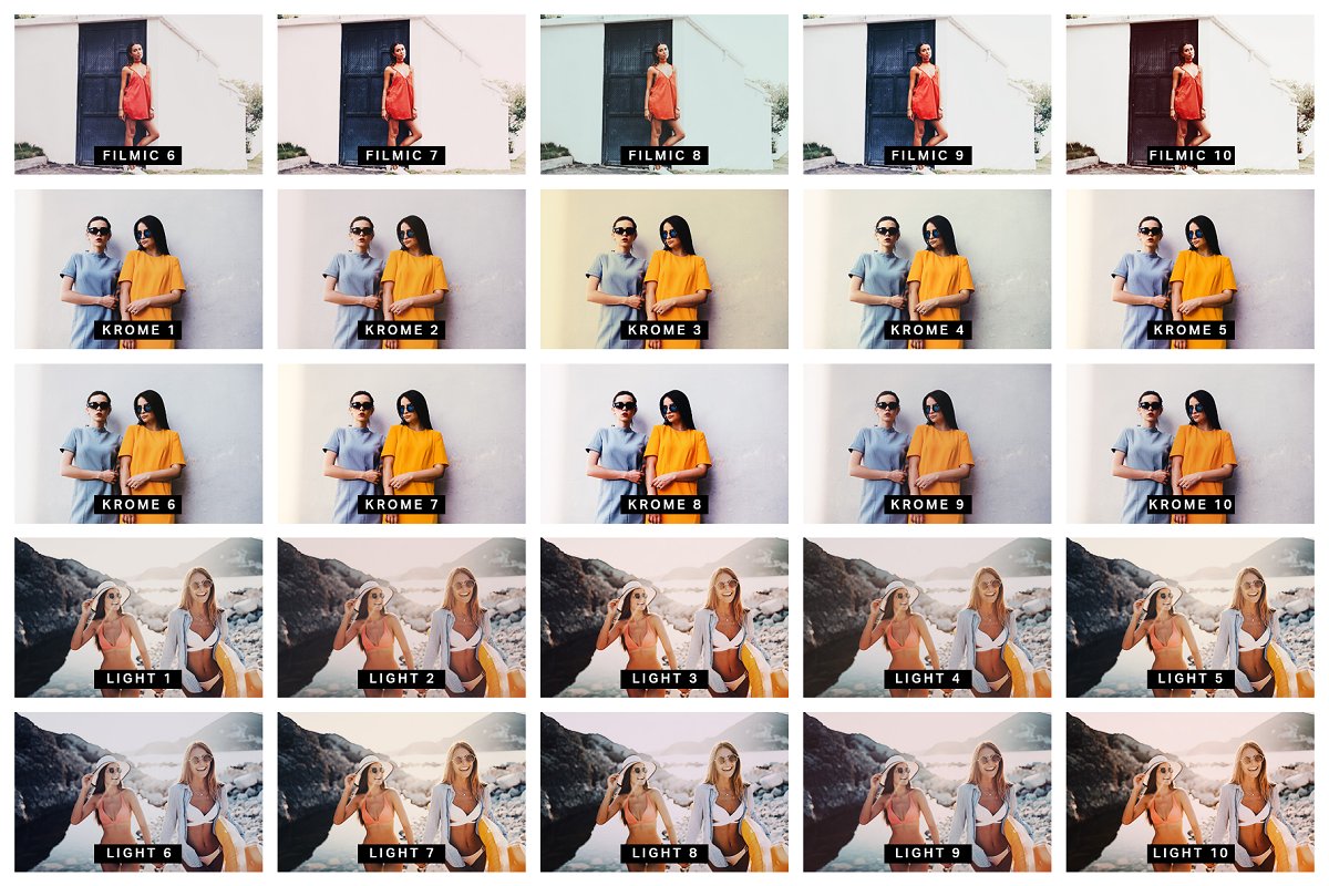 50 editorial lightroom presets luts 2