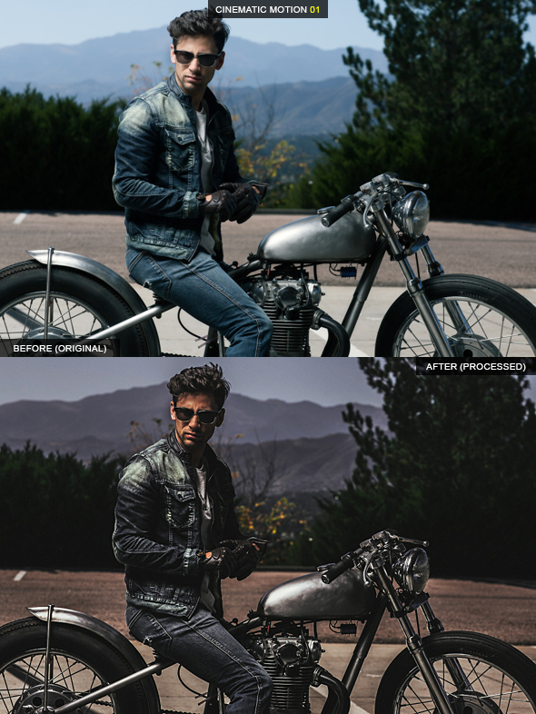 8 cinematic motion lightroom presets 1