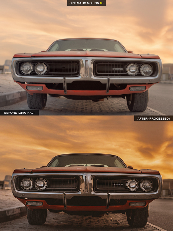 8 cinematic motion lightroom presets 4