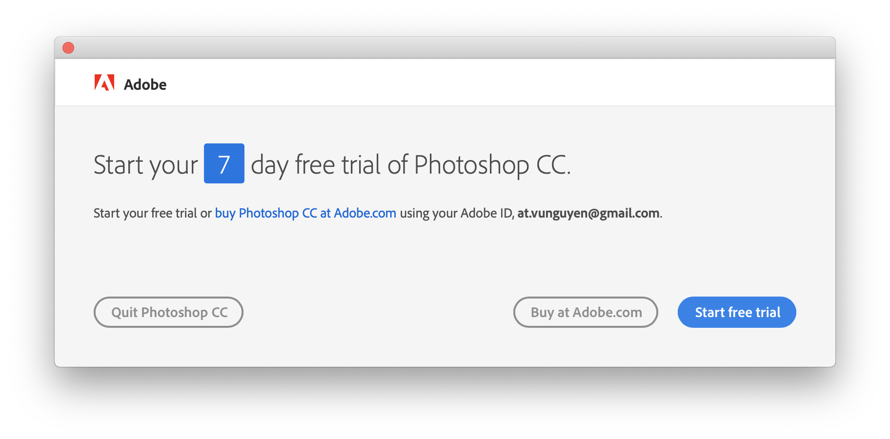 adobe trial 7 days 2