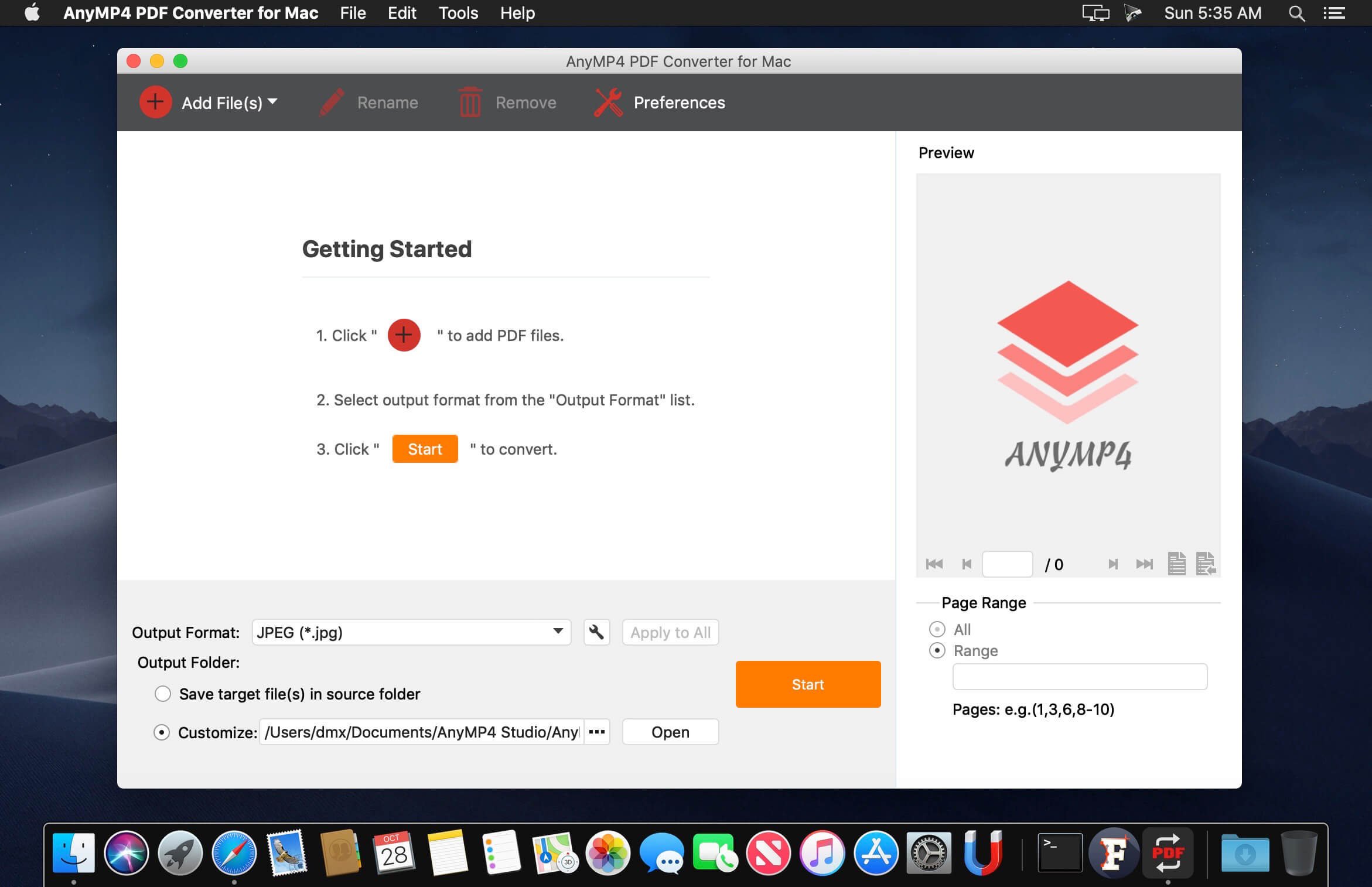 anymp4 pdf converter