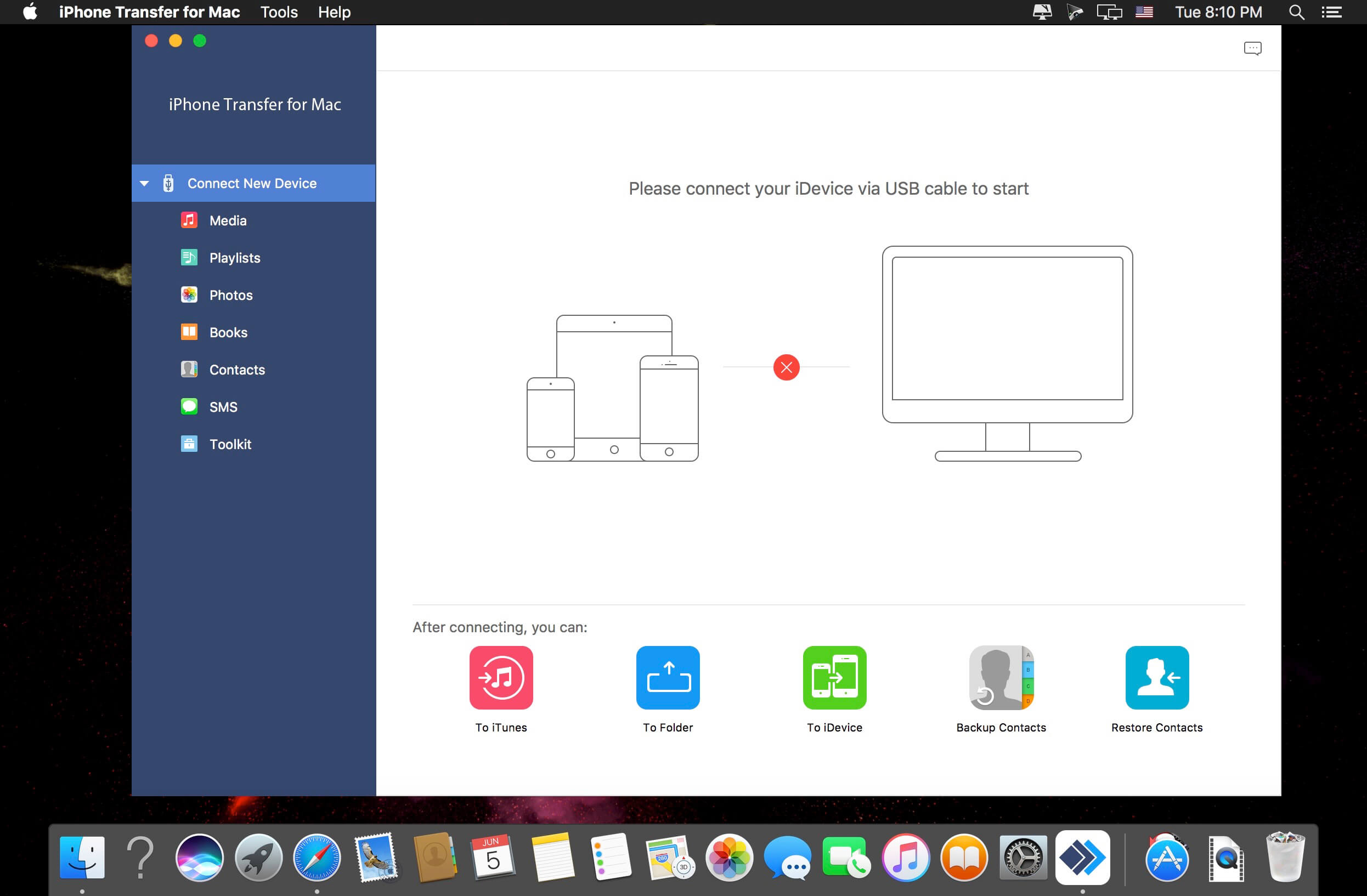 apeaksoft iphone transfer cho mac