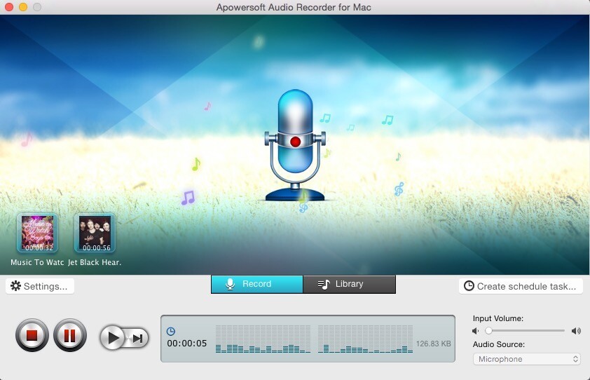 apowersoft audio recorder cho mac
