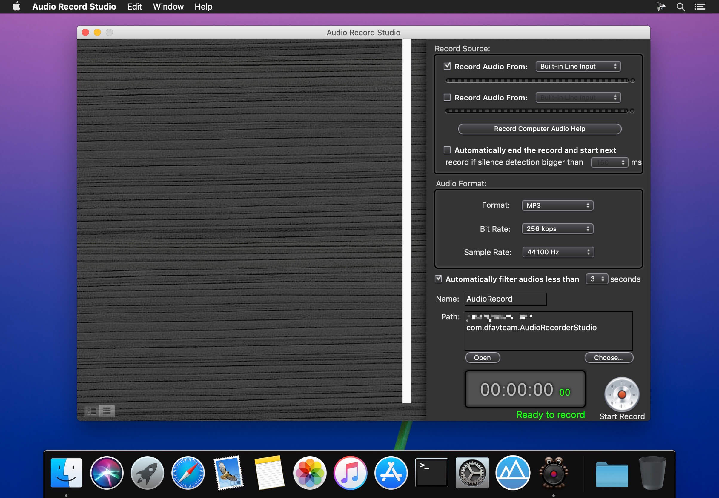 audio record studio 01