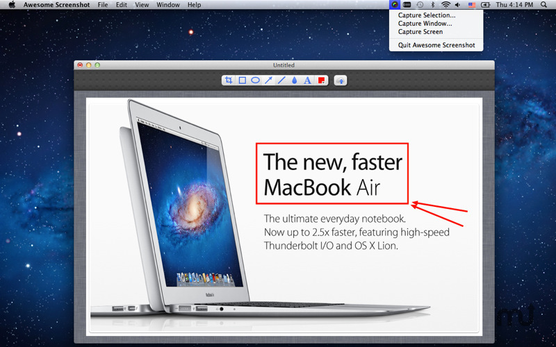 awesome screenshot 1 2 cho mac