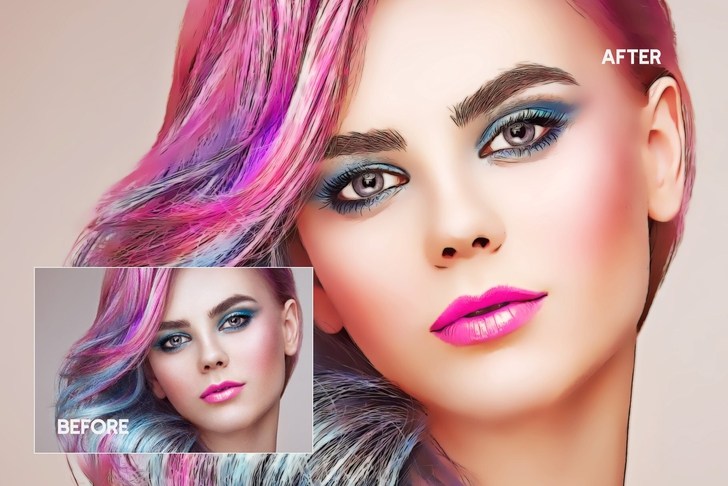 beauty paint photoshop action4
