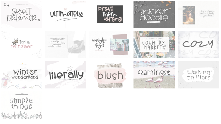 best of 2018 big font bundle 4