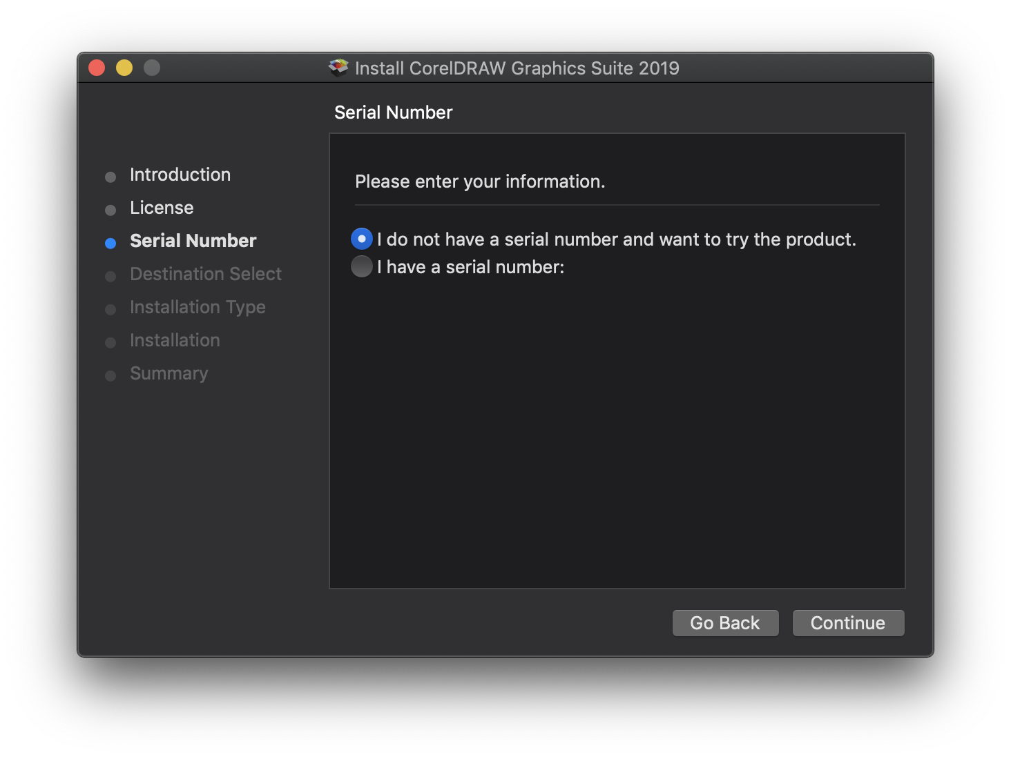 cach cai va sua loi coreldraw 2019 mac 2