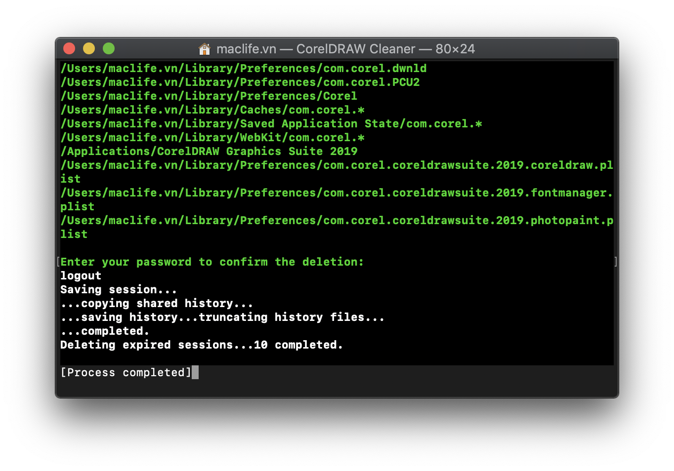 cach cai va sua loi coreldraw 2019 mac 3