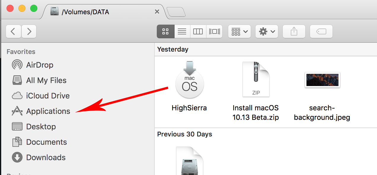 cach tao usb cai macos high sierra buoc1