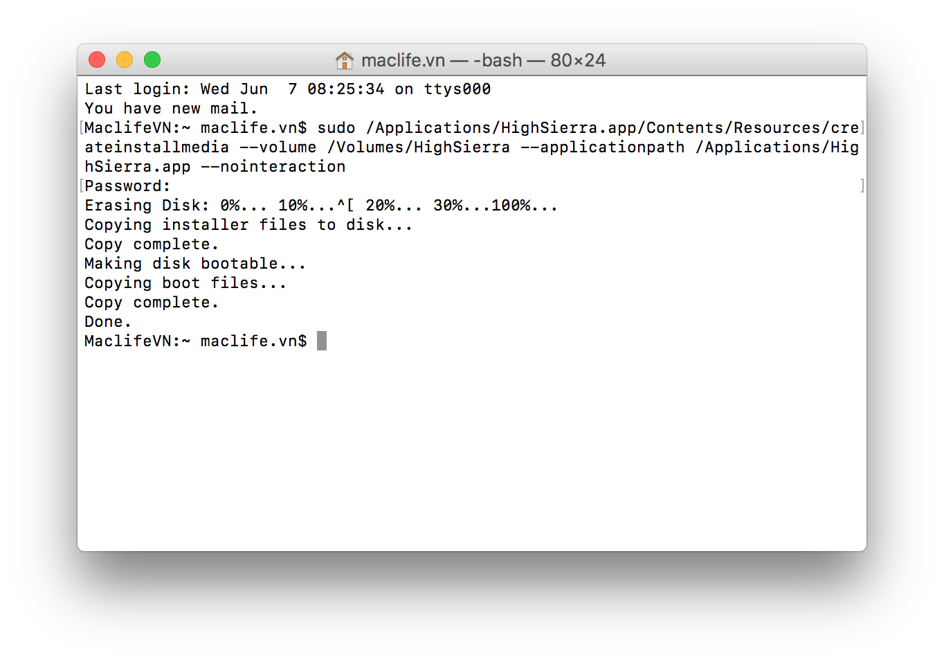 cach tao usb cai macos high sierra buoc4
