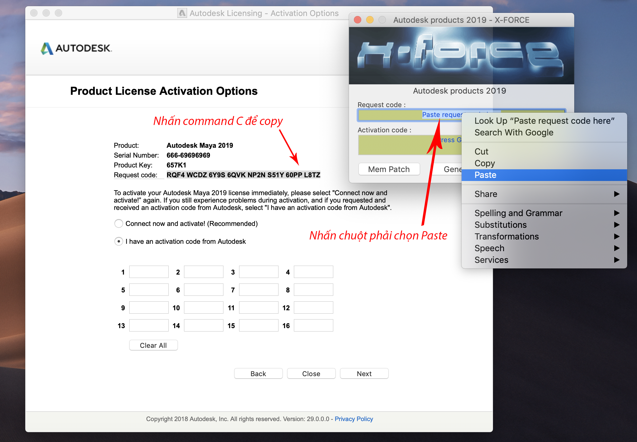 cach thuoc maya 2019 mac 11