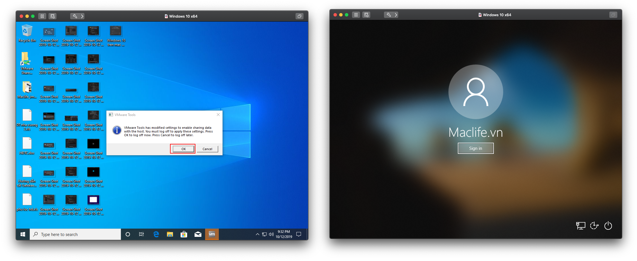cai windows tren mac voi vmware fusion 17