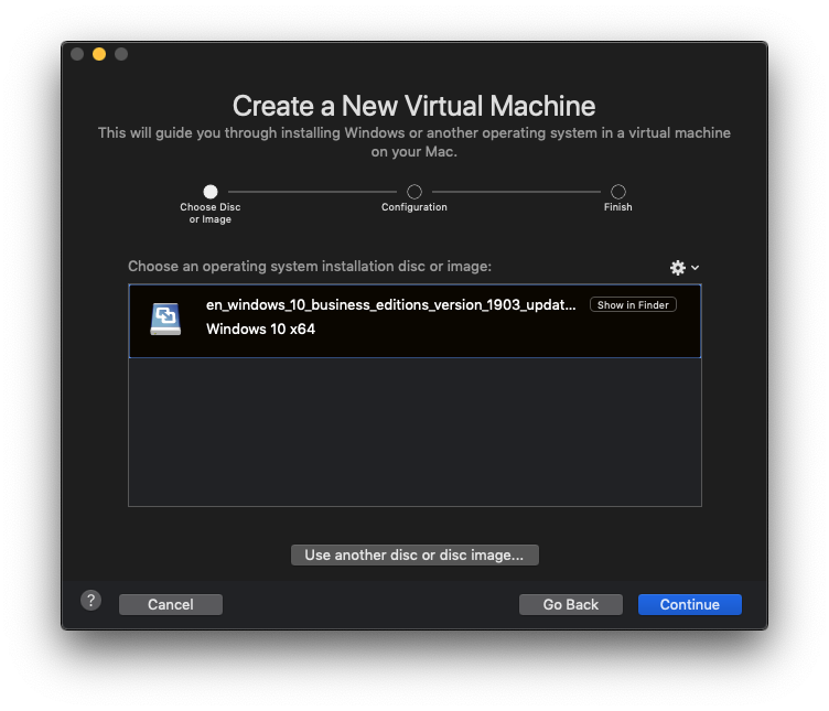 cai windows tren mac voi vmware fusion 9