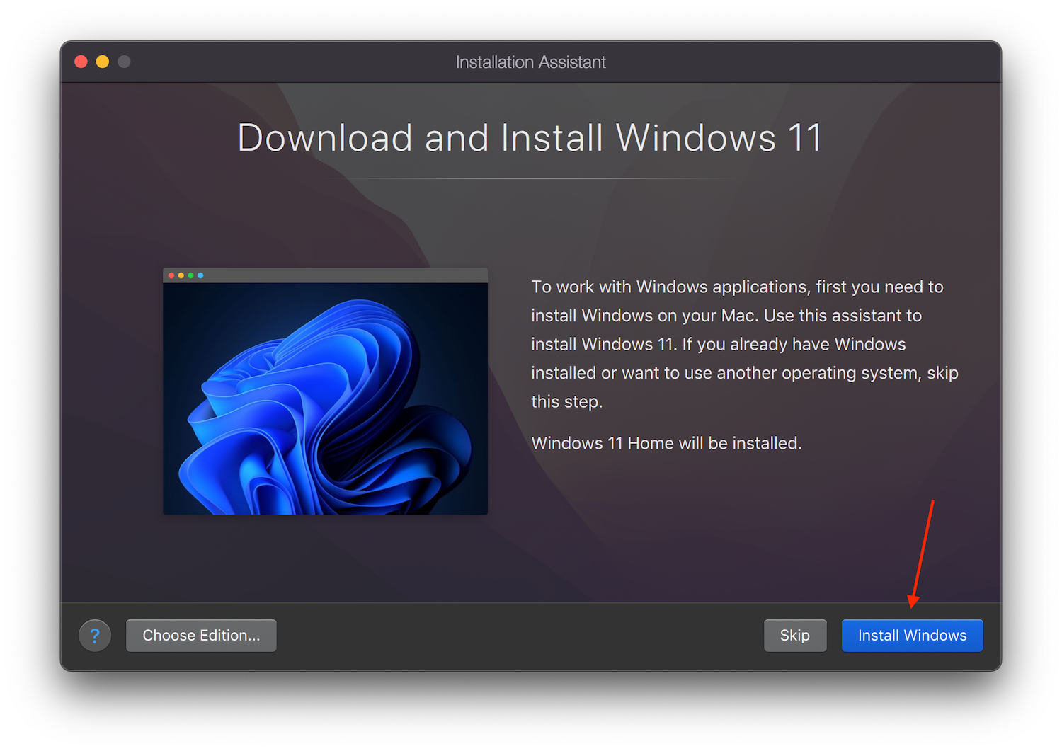 cai windows 11 parallel