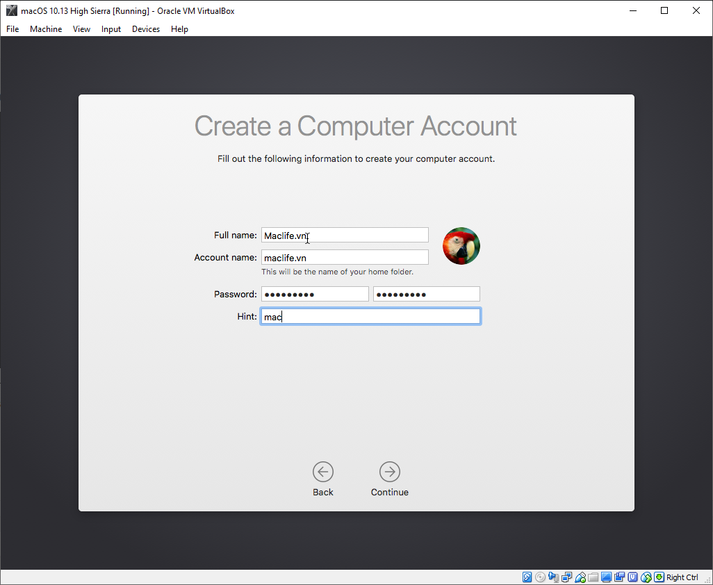 cai mac tren win virtualbox 14 2