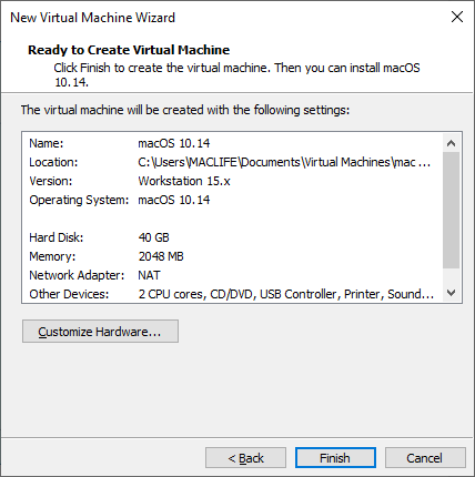 cai mojave tren windows vmware 10 2