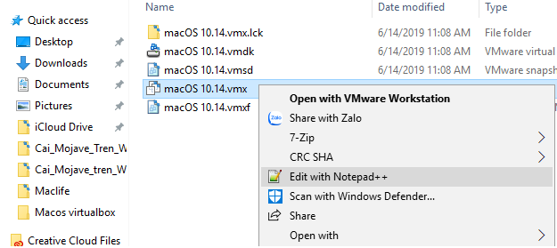 cai mojave tren windows vmware 21 1 2