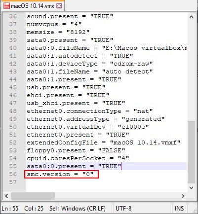 cai mojave tren windows vmware 22 1 2