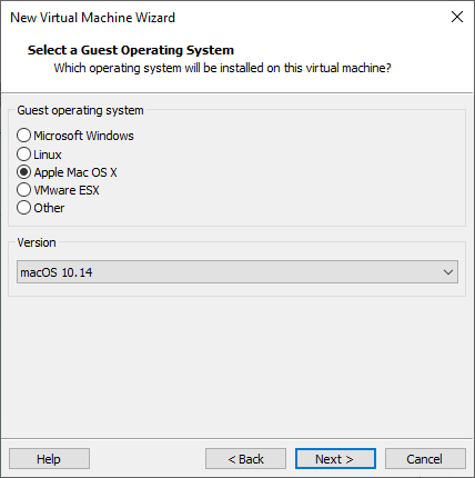 cai mojave tren windows vmware 7 2