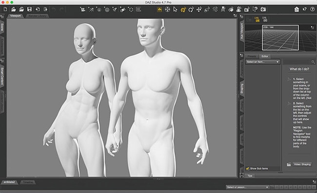 daz studio 4 cho mac