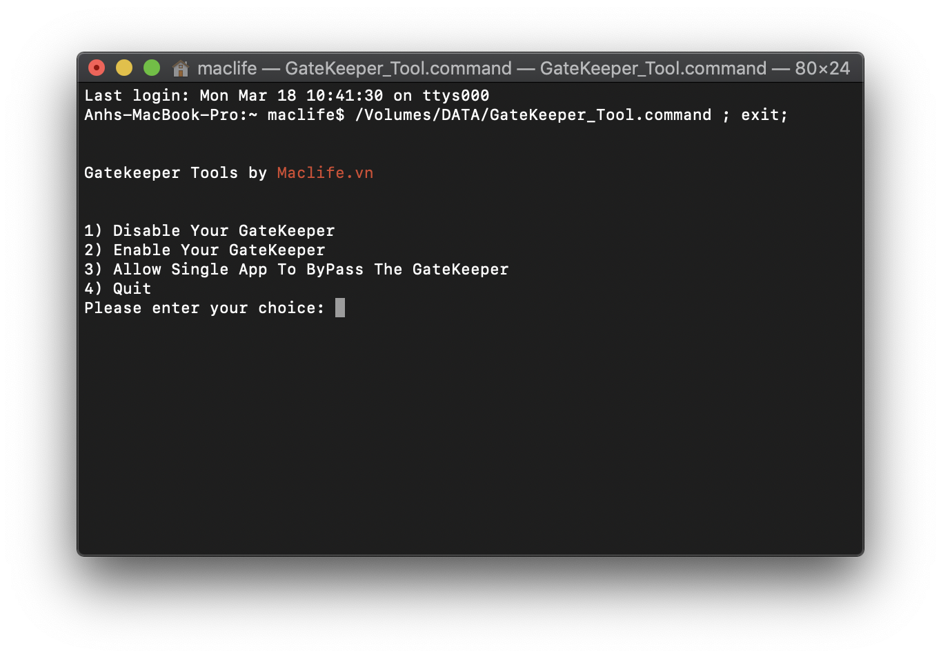 disable-gatekeeper_maclife disable gatekeeper maclife