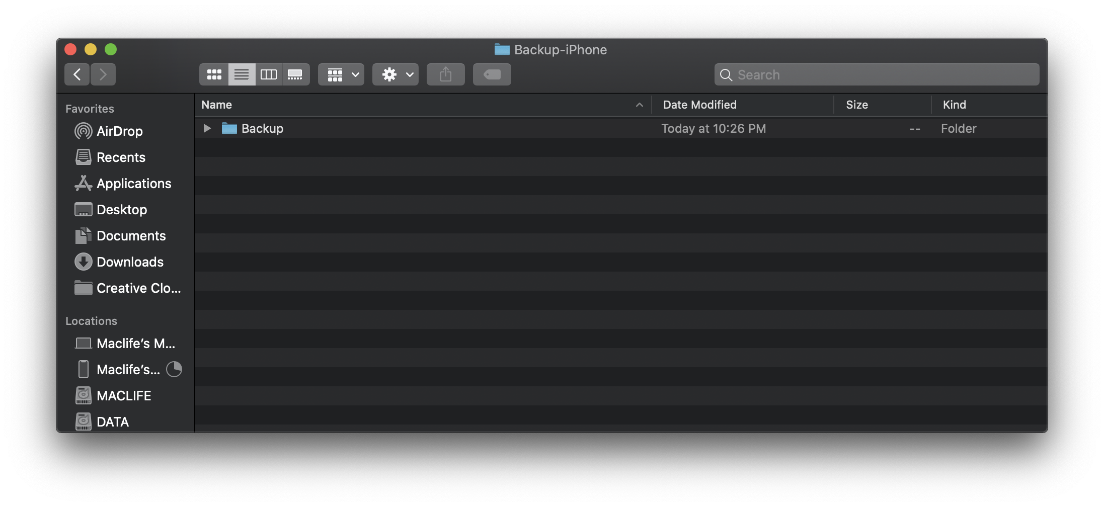 doi duong dan backup iphone 1