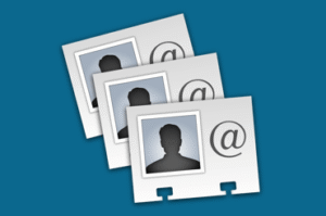 exporter for contacts icon