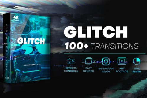 Glitch Transitions MacOs - 100+ hiệu ứng chuyển cảnh 1 glitch transitions image new