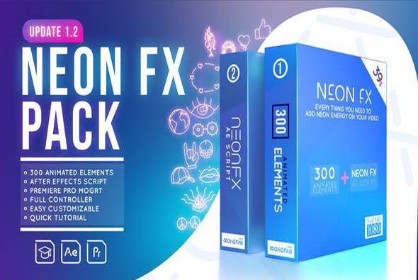 glowing scribble e28093 neon fx pack