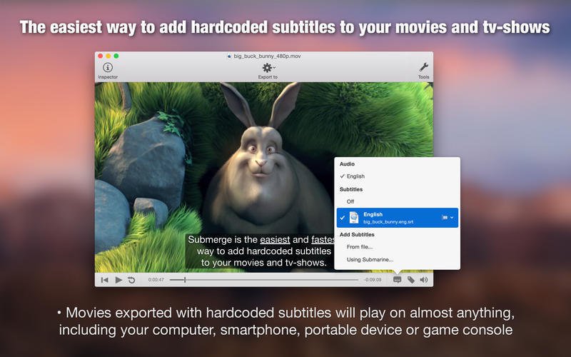 hardcoded subtitles mac