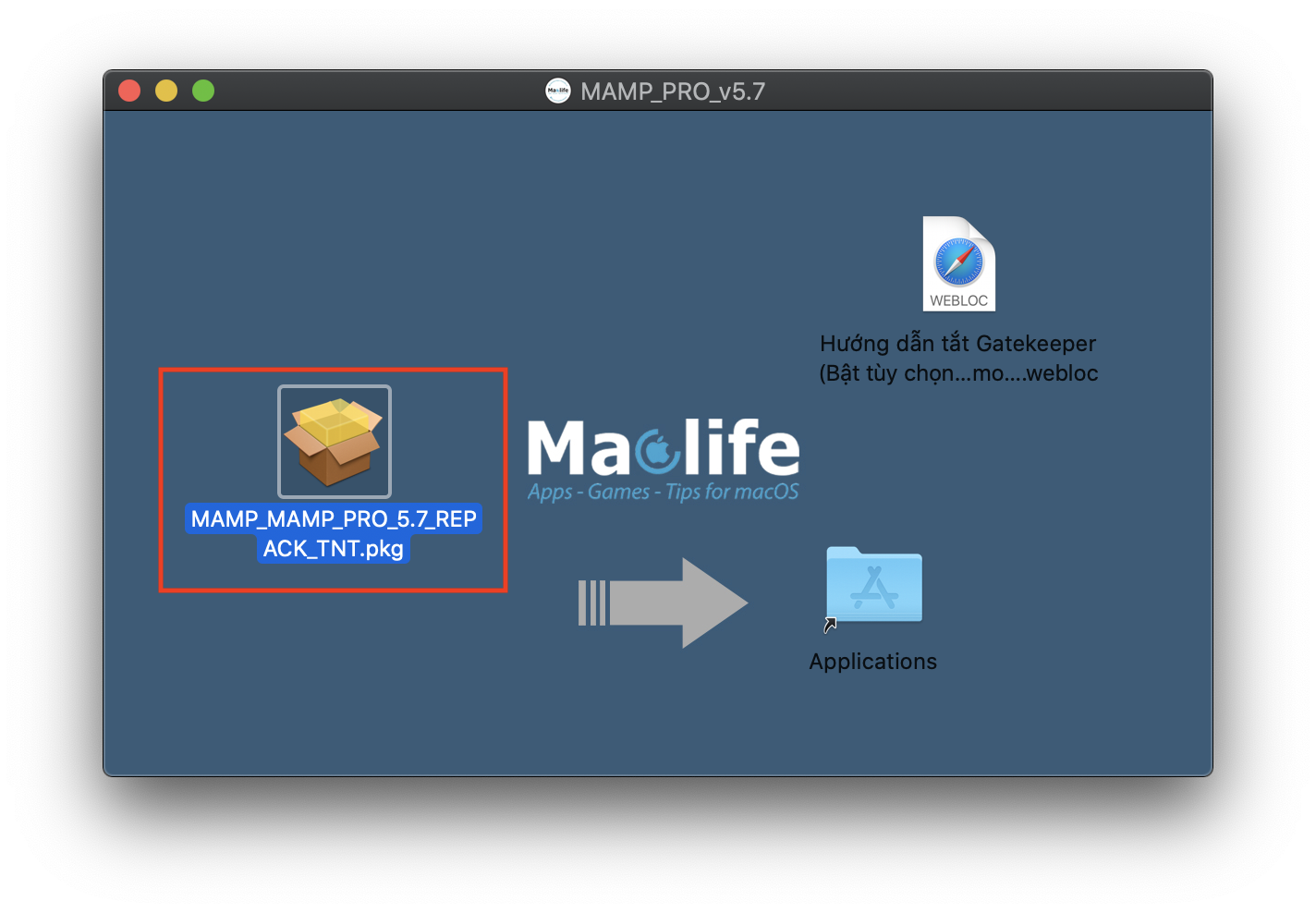 hd cai dat va su dung mamp pro 5