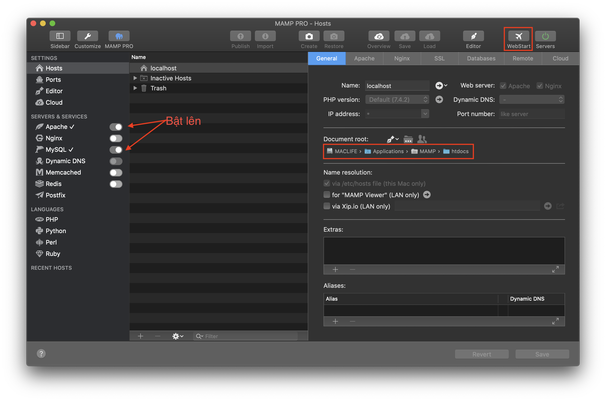 hd cai dat va su dung mamp pro 4 4