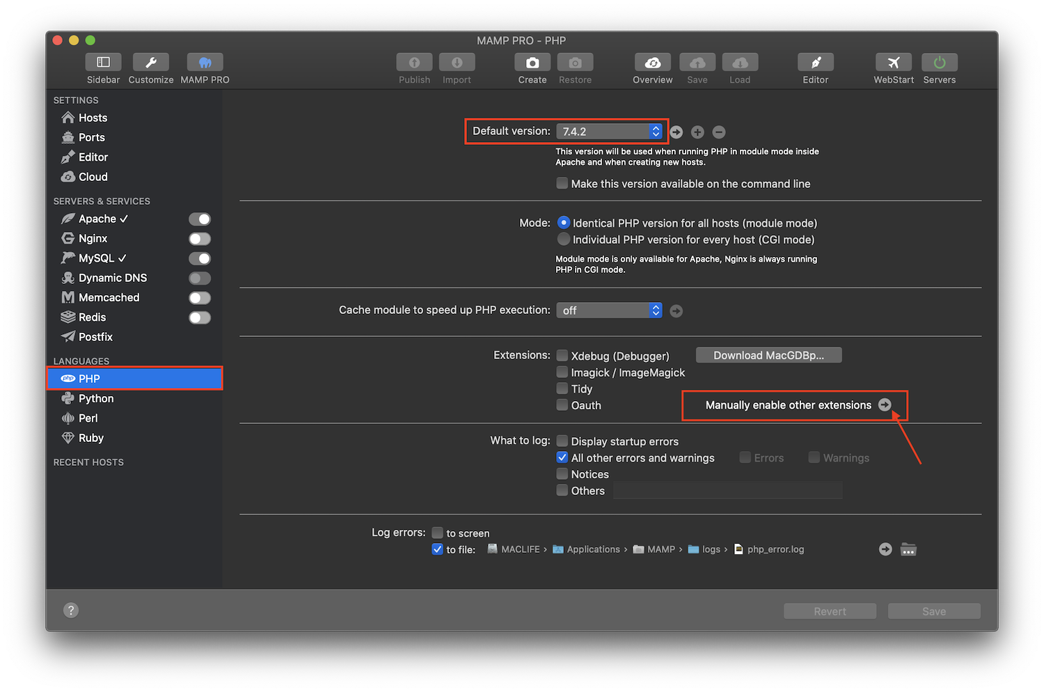 hd cai dat va su dung mamp pro 7 5
