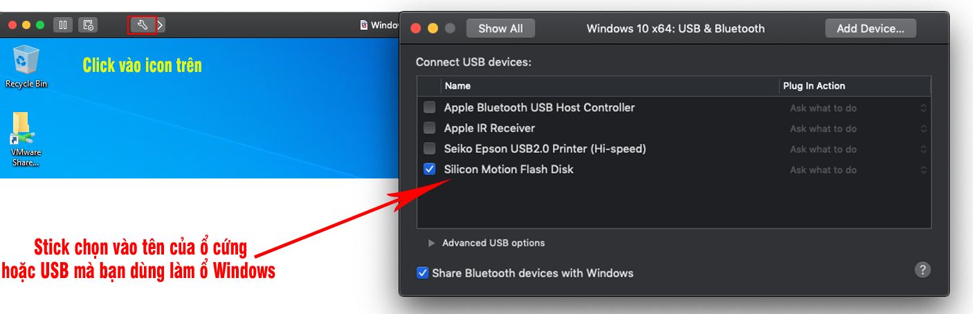 hd cai win tren o cung ngoai macbook 13