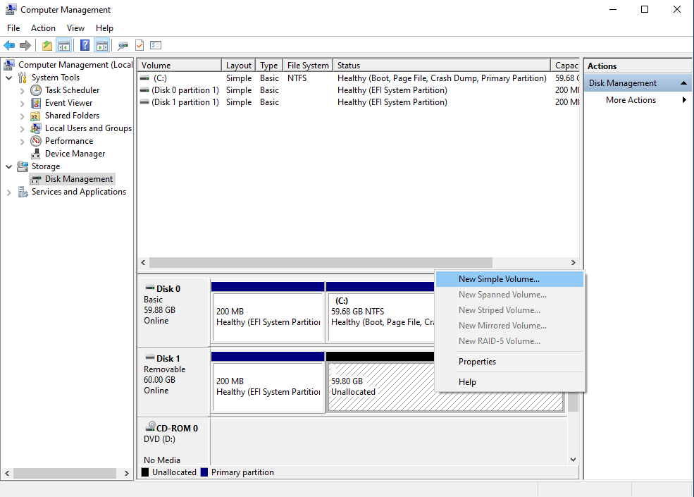 hd cai win tren o cung ngoai macbook 16