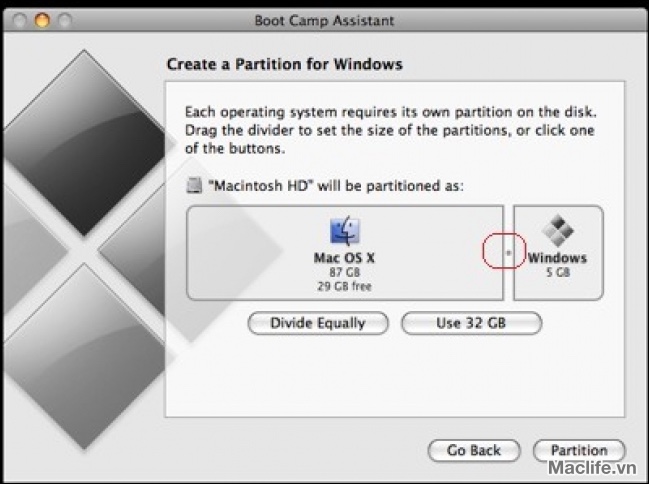 Hướng dẫn chia Partion trên MacOs 1 hucc9bocc9bng dacc82cc83n chia partion trecc82n mac