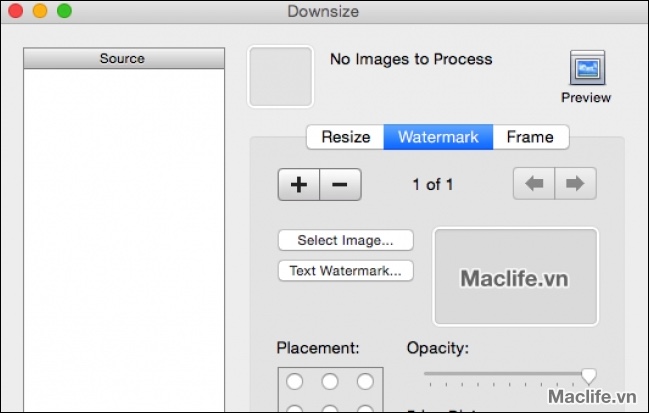 Hướng dẫn sử dụng Downsize MacOs để Resize và đóng dấu cho ảnh 1 hucc9bocc9bng dacc82cc83n succ9bcc89 ducca3ng downsize