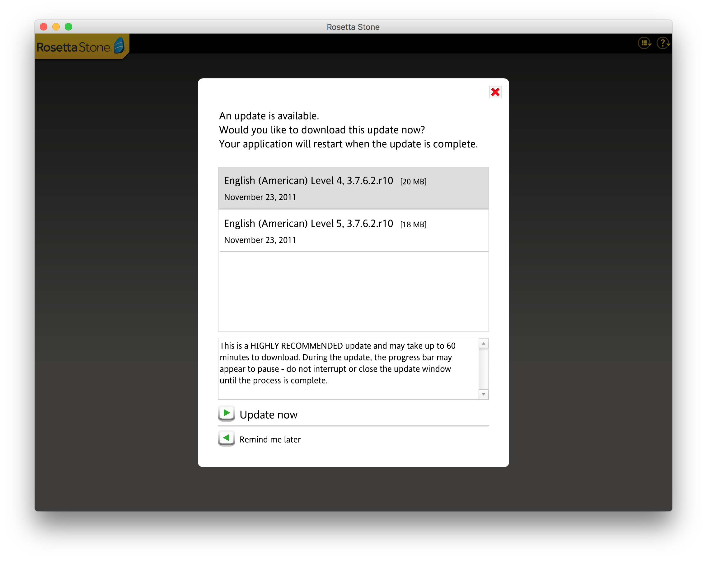huong dan cap nhat rosetta stone 4 1 1