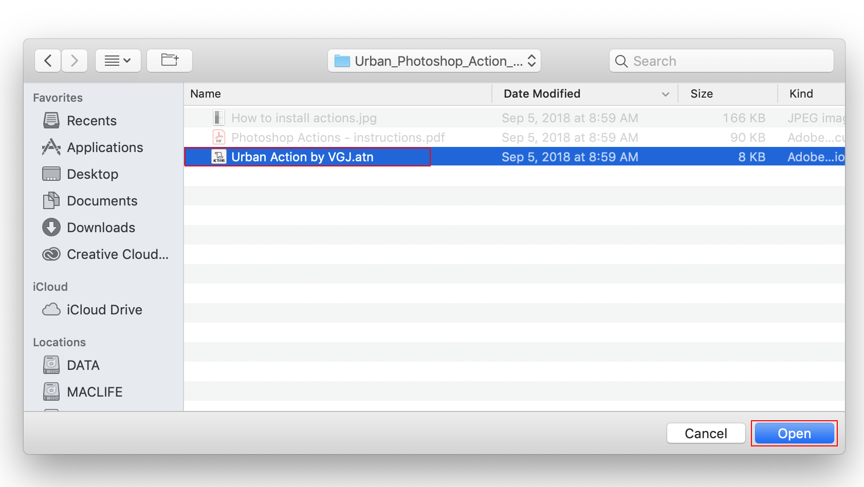 huong dan su dung action photoshop mac 2 1